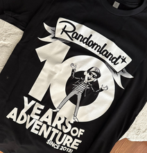 Load image into Gallery viewer, 10 YEARS of Randomland T-Shirt!
