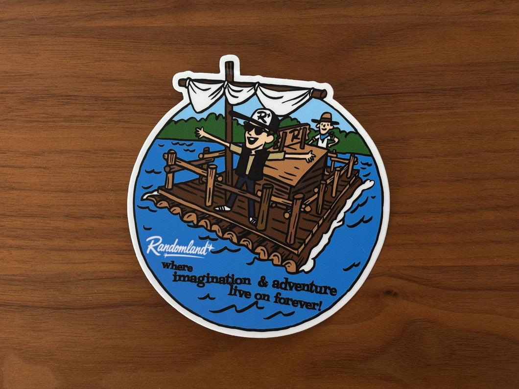 Randomland Raft Sticker!