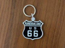 Load image into Gallery viewer, Randomland Route 66 Keychain
