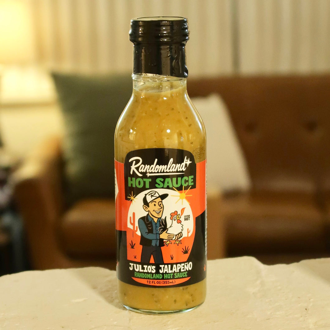 PREORDER NOV. 25! Randomland Hot Sauce - Julio's Jalapeño (Single Bottle)