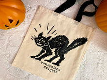 Load image into Gallery viewer, The Randomland Frights Cat Tote Bag
