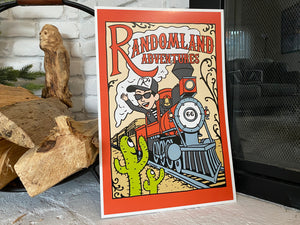 Signed Randomland Train Poster